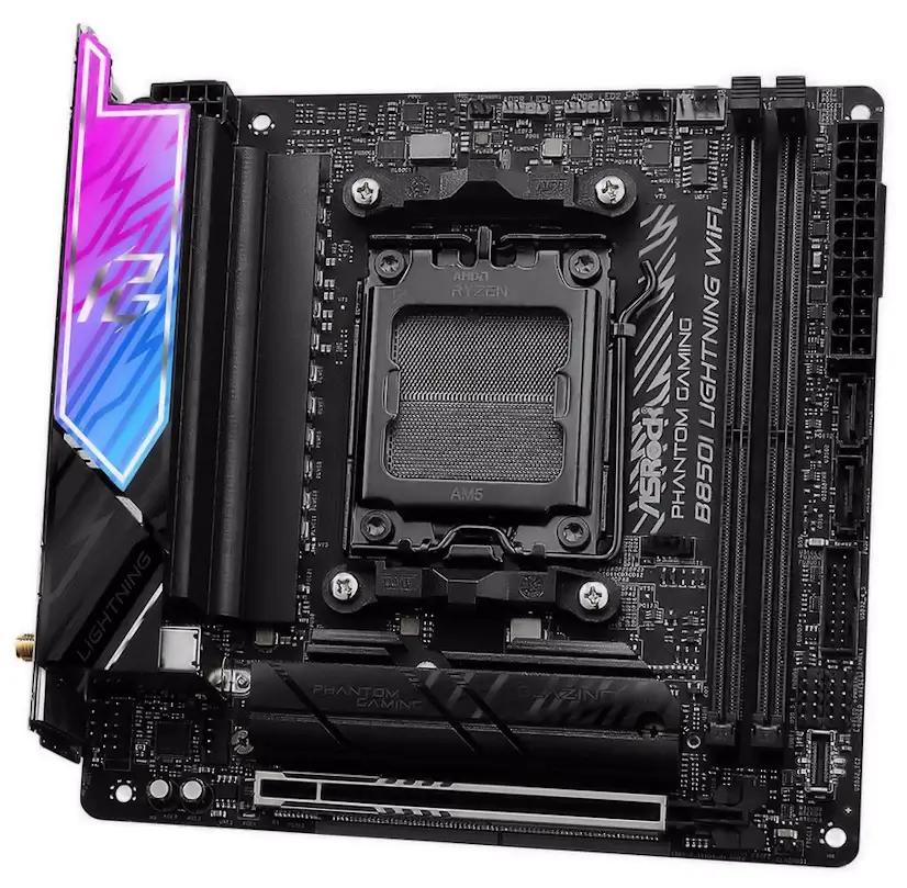 Montaje Placa Base ASRock B850I Lightning WIFI Madrid Reparar PC Madrid - Montaje Placa Base ASRock B850I Lightning WIFI Madrid